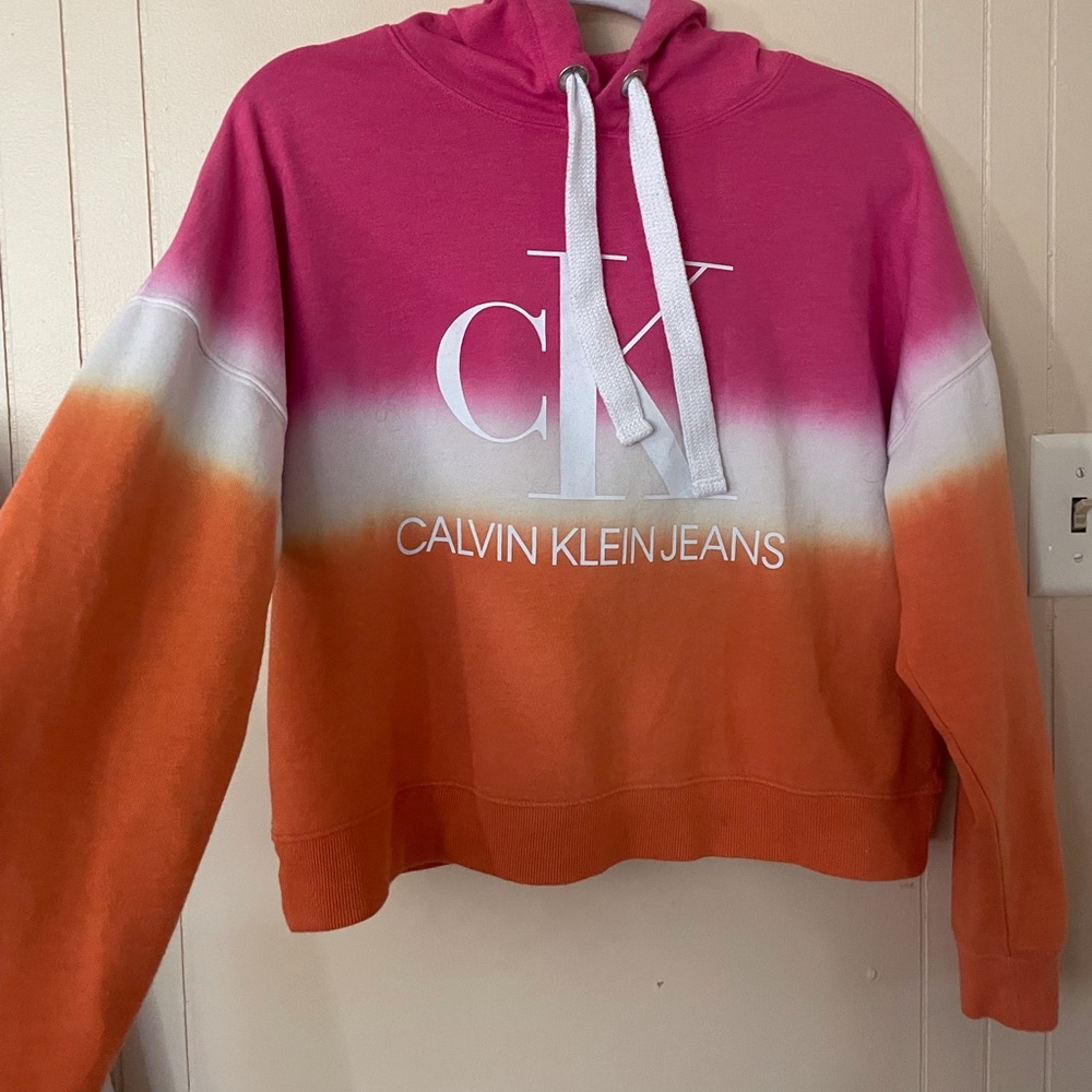 Calvin Klein pullover hoodie . Gently used